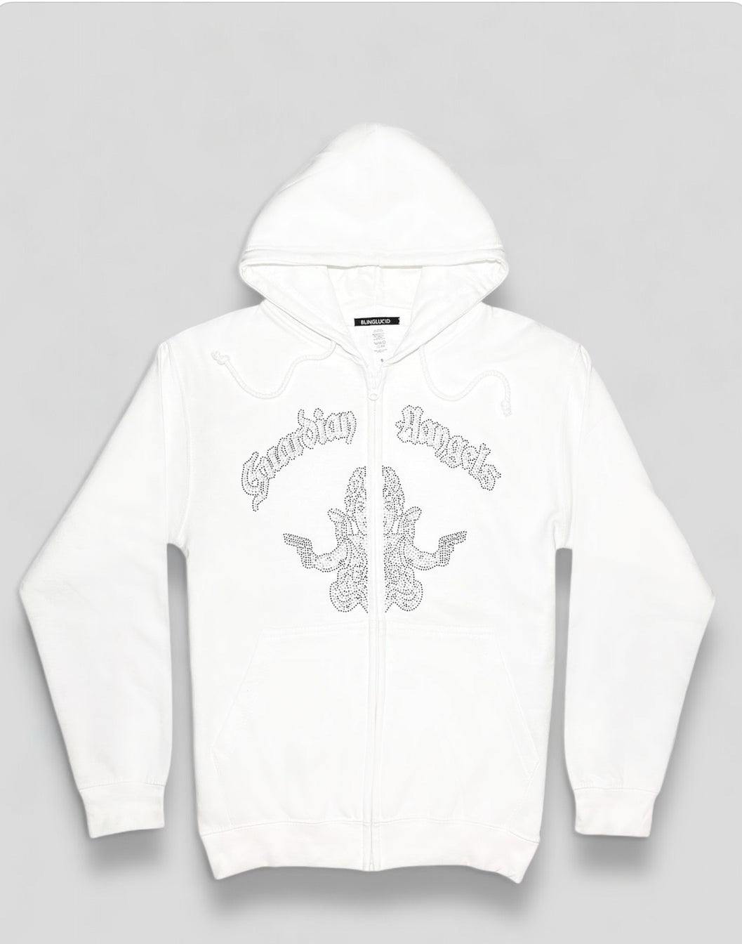 RHINESTONE ZIP-HOODIE